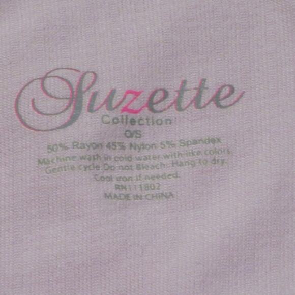 Suzette Collection Y2K Ribbed One Shoulder Crop Top Cut Out Cami Shirt Purple OS - Picture 5 of 6